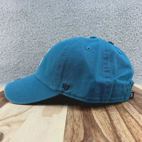 '47 Brand Seattle Mariners Adjustable Clean Up Blue Hat Cap MLB - Picture 4 of 5